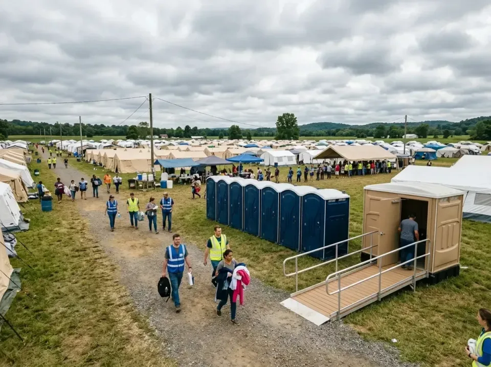 disaster-relief-camp-restrooms-010 — frequently asked questions, Dumpster & Portable Bathrooms Rental in Waverly, VA